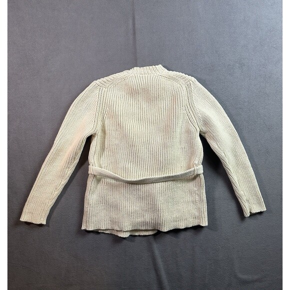 Vtg GAP Small Open Front Sweater Cardigan With Tie Knit - Picture 2 of 5